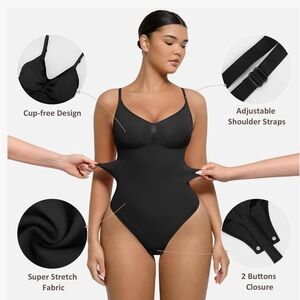 Feeling Girl 5XL NWT Bodysuit tummy control Thong Faja